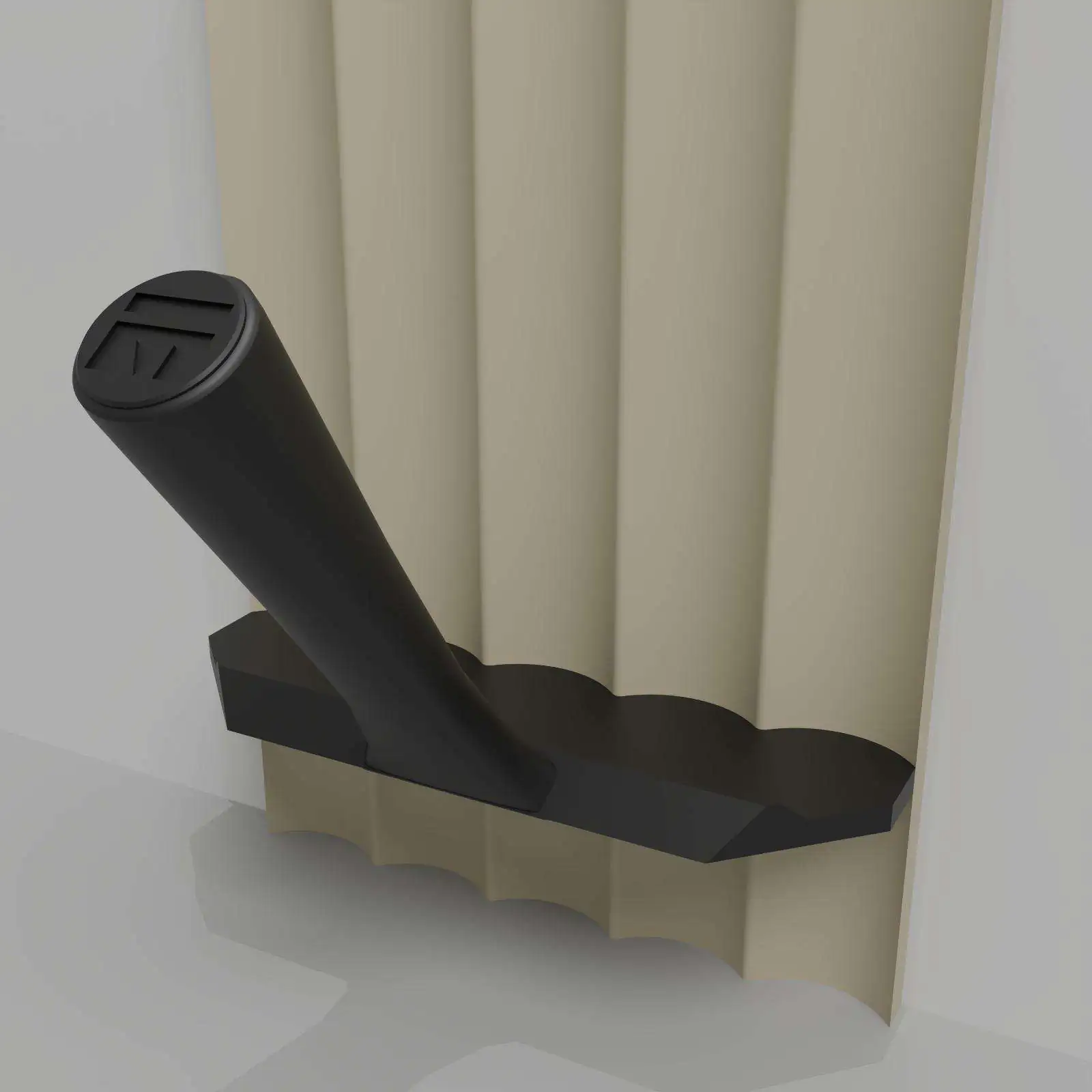 Meoded Fluted Black Basic tool and fluted profile.