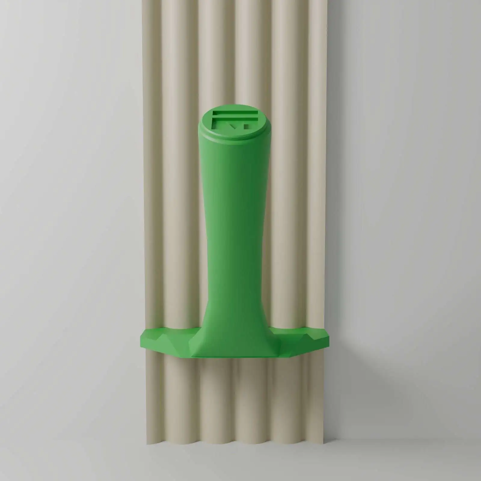 Meoded Fluted Green ½ Edged tool and fluted profile.